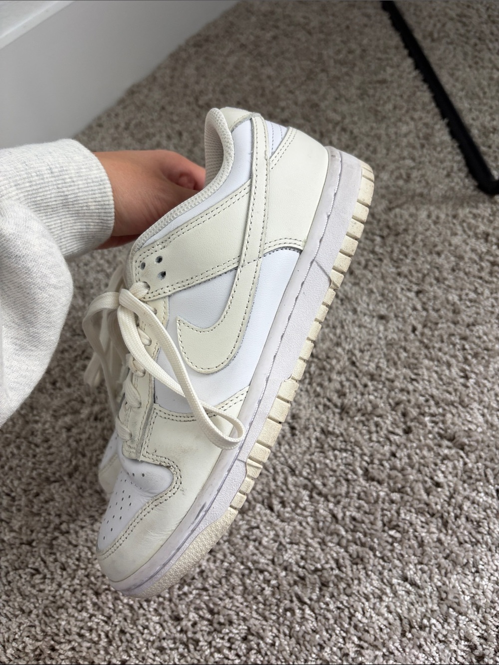 Nike Dunk Low "White Sail" Size 6 US W - Picture 4 of 6